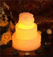 生日蛋糕/玫瑰花环----LED电子蜡烛创意礼品家居摆件送礼佳品